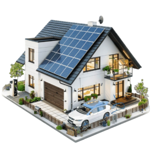 Off-Grid Rooftop Solar Set